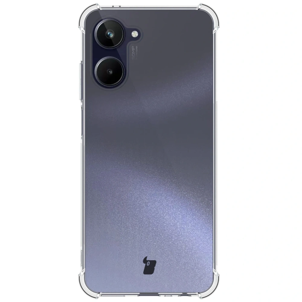 Etui + 2x szkło na ekran Bizon Case Clear Pack do Realme 10 4G przezroczyste
