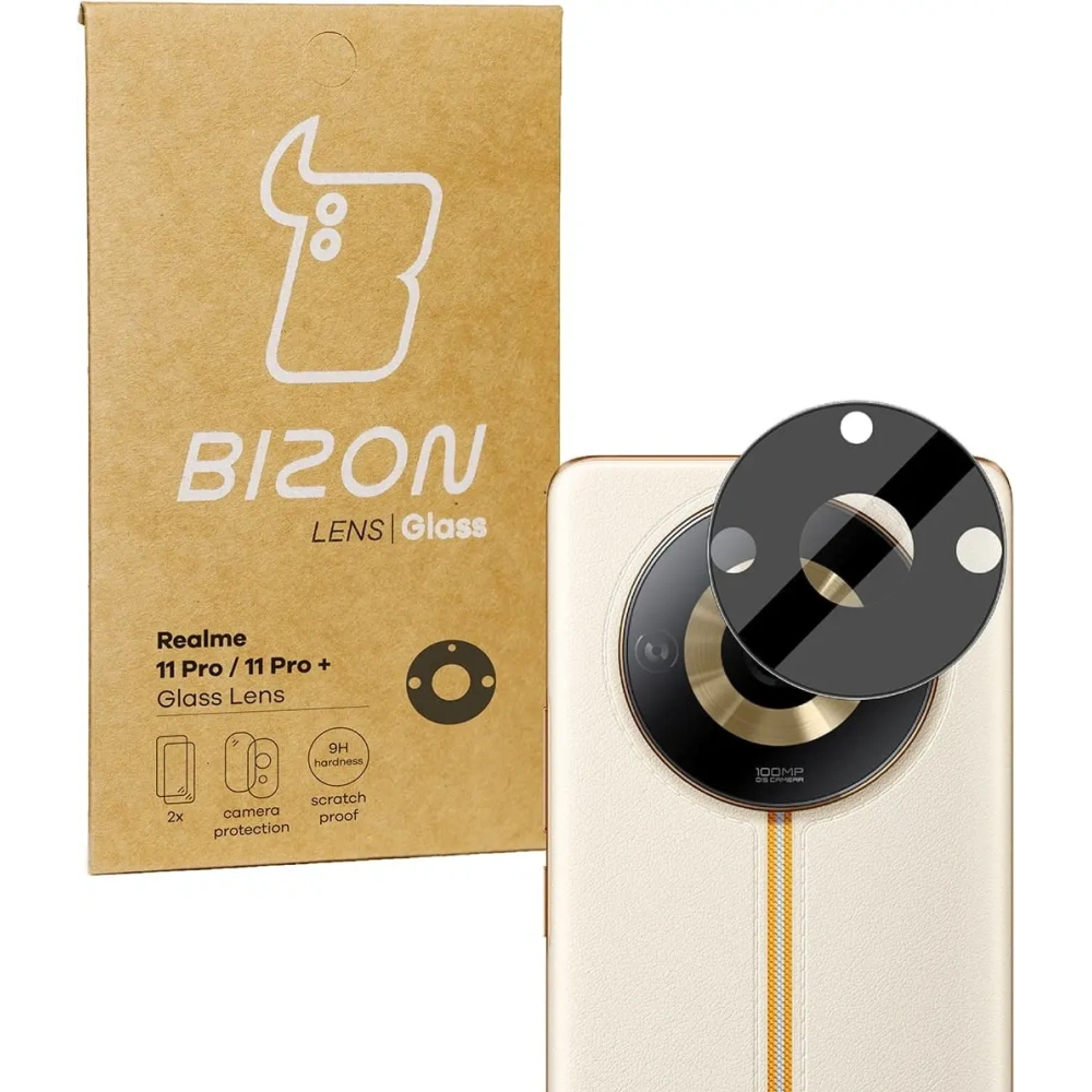 Szkło na aparat Bizon Glass Lens do Realme 11 Pro/11 Pro + [2 PACK]