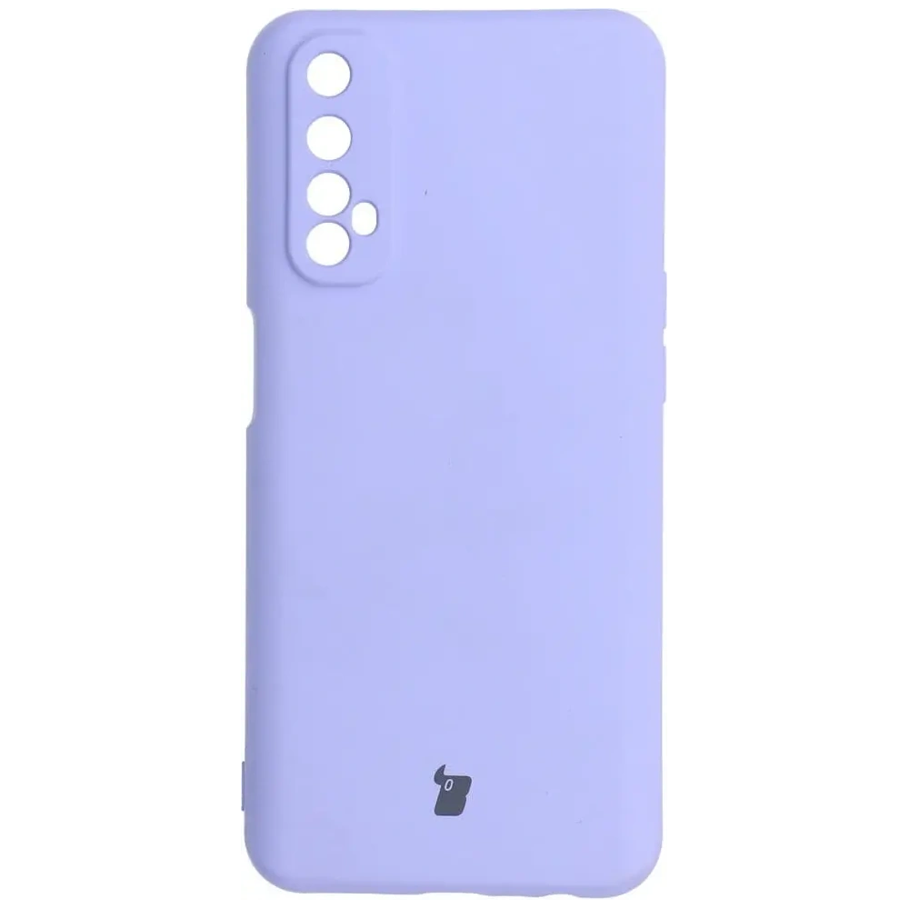 Etui Bizon Case Silicone do Realme 7 jasnofioletowe