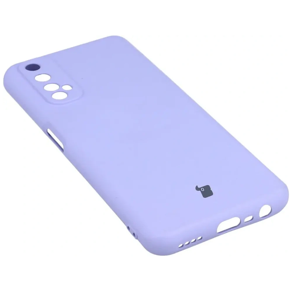 Etui Bizon Case Silicone do Realme 7 jasnofioletowe