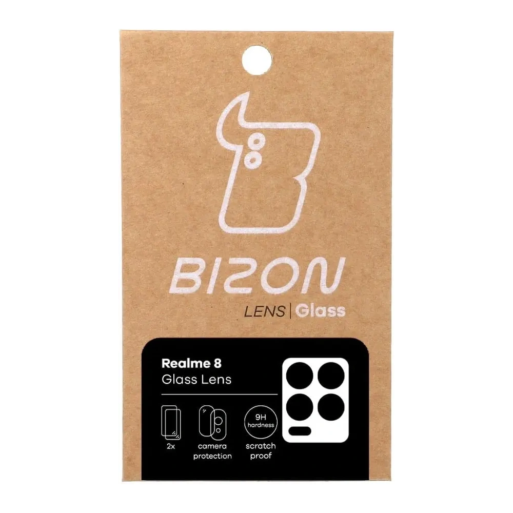 Szkło na aparat Bizon Glass Lens do Realme 8 [2 PACK]