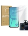 Bizon Glass Clear edzett üveg - 3 db. + lencse üveg Realme 8 / 8 Pro