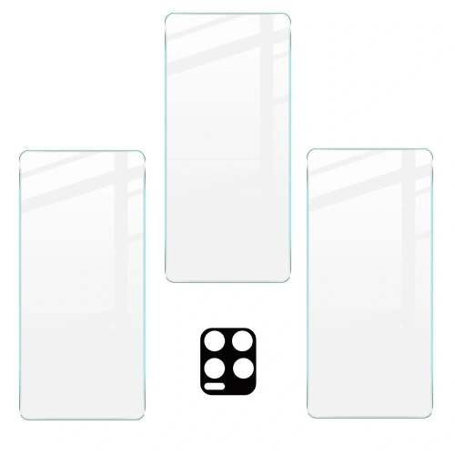 Kup Bizon Glass Clear edzett üveg - 3 db. + lencse üveg Realme 8 / 8 Pro - BIZ688 - {ean13} - Sklep Home Screen