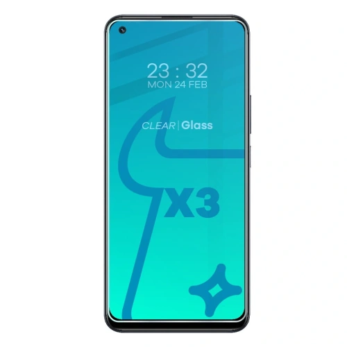 Kup Bizon Glass Clear edzett üveg - 3 db. + lencse üveg Realme 8 Pro-hoz - BIZ689 - {ean13} - Sklep Home Screen