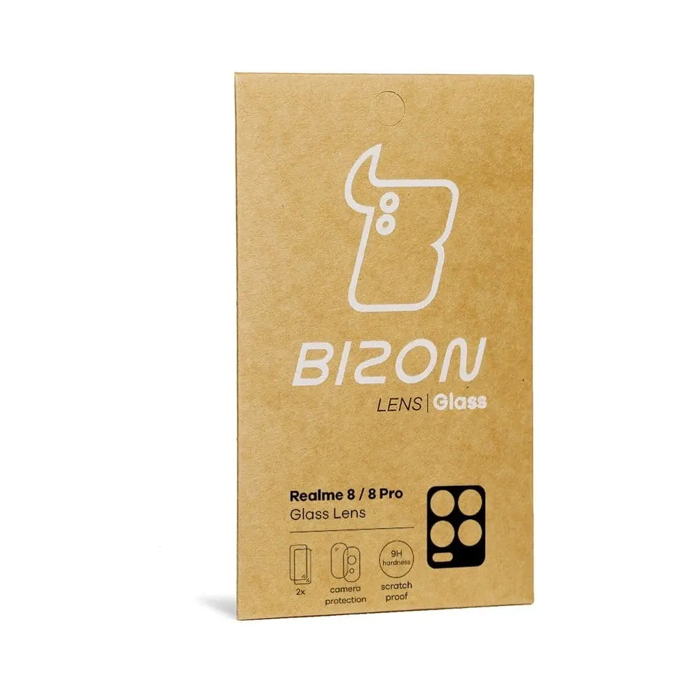 Szkło na aparat Bizon Glass Lens do Realme 8 4G / 8 Pro [2 PACK]