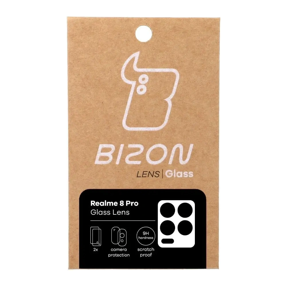Szkło na aparat Bizon Glass Lens do Realme 8 Pro [2 PACK]