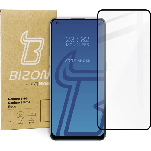 Kup Szkło hartowane Bizon Glass Edge do Realme 9 4G / Realme 9 Pro+ czarne - BIZ696 - {ean13} - Sklep Home Screen
