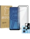 Bizon Glass Edge gehärtetes Glas - [2 PACK] + Linsenschutz für Realme 9 4G / Realme 9 Pro+ schwarz