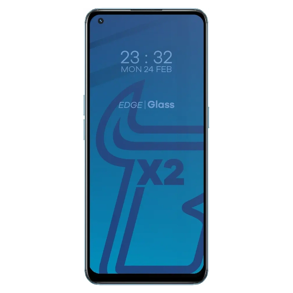 Szkło hartowane Bizon Glass Edge - [2 PACK] + ochrona na obiektyw Realme 9 4G / Realme 9 Pro+