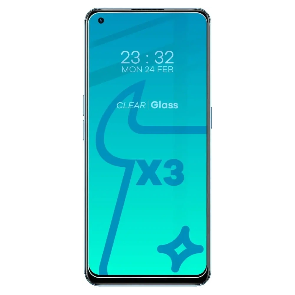 Szkło hartowane Bizon Glass Clear - 3 szt. + obiektyw Realme 9 4G / Realme 9 Pro+