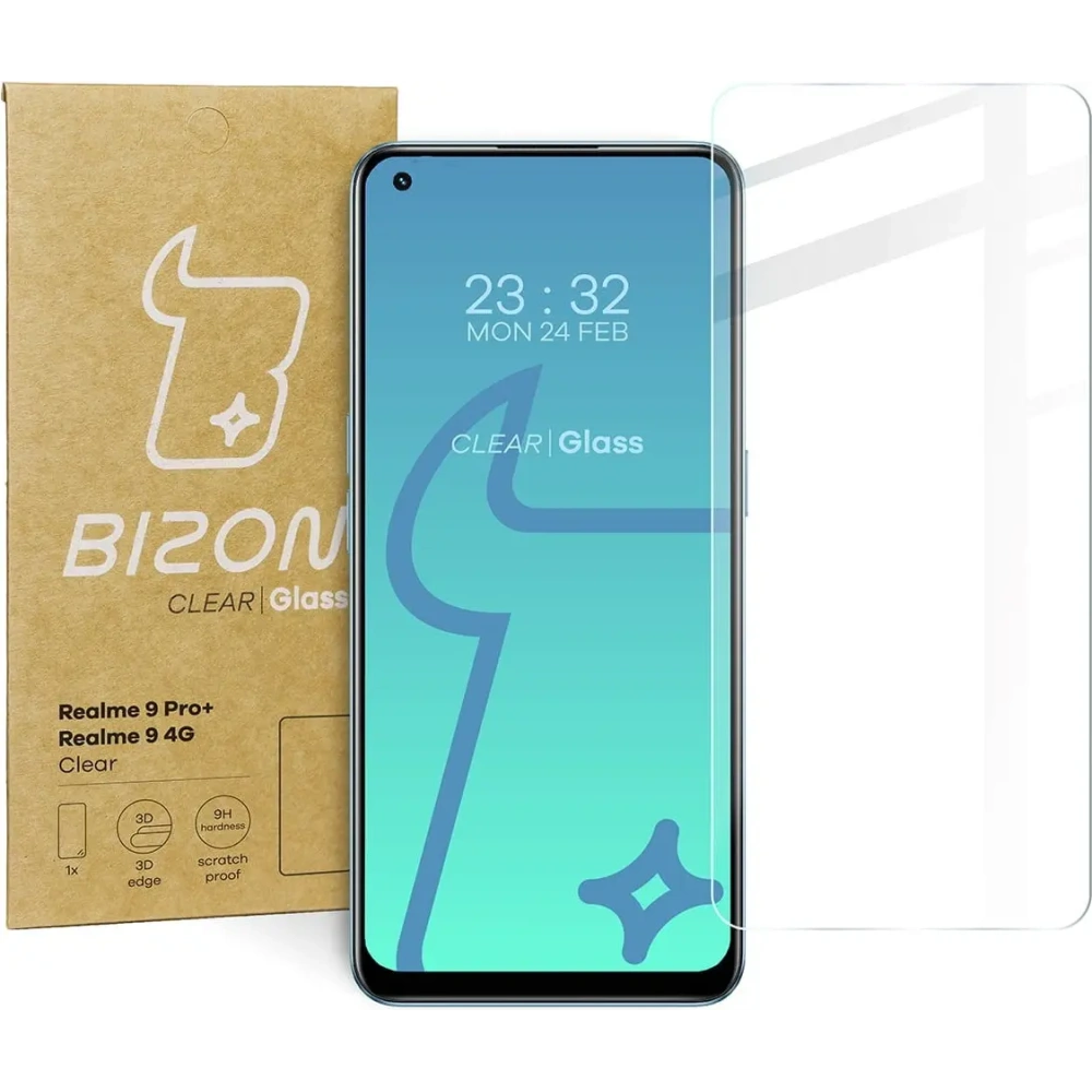 Szkło hartowane Bizon Glass Clear do Realme 9 Pro+ / Realme 9 4G