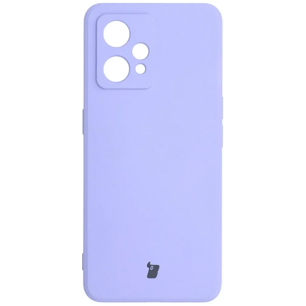 Etui Bizon Case Silicone do Realme 9 Pro+ jasnofioletowe