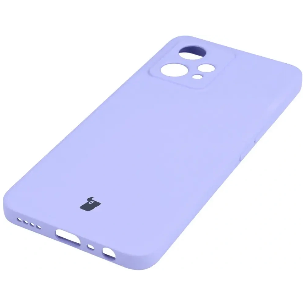 Etui Bizon Case Silicone do Realme 9 Pro+ jasnofioletowe