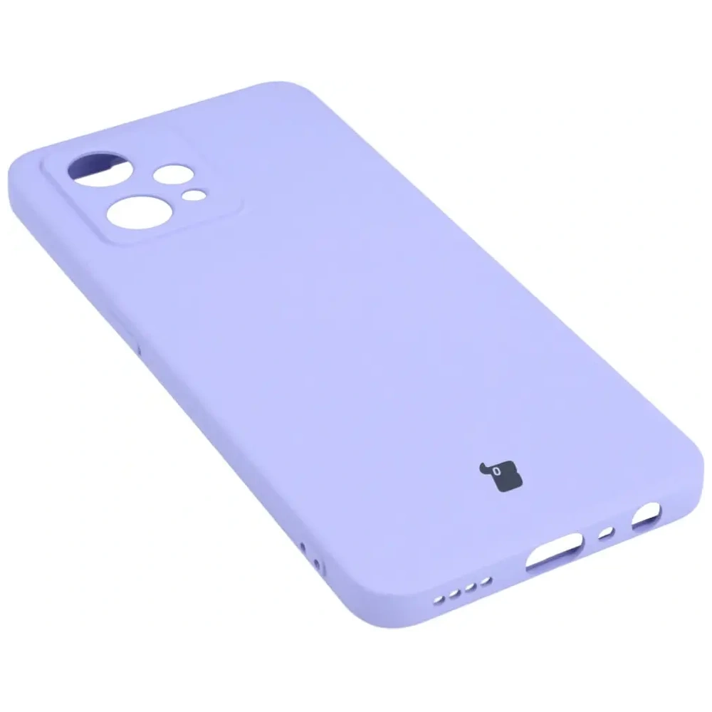 Etui Bizon Case Silicone do Realme 9 Pro+ jasnofioletowe