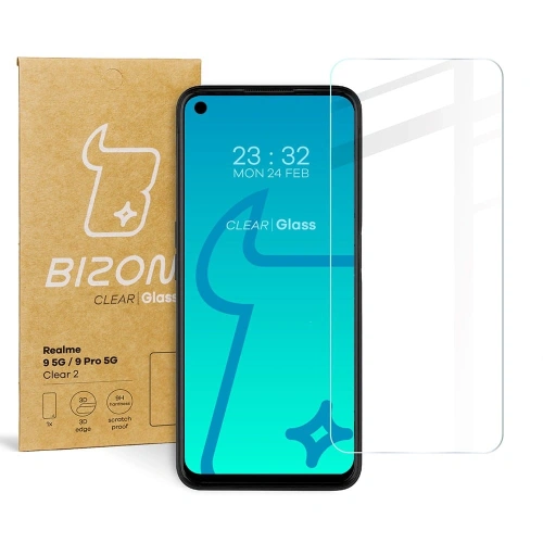 Kup Szkło hartowane Bizon Glass Clear do Realme 9 5G / Pro 5G - BIZ706 - {ean13} - Sklep Home Screen