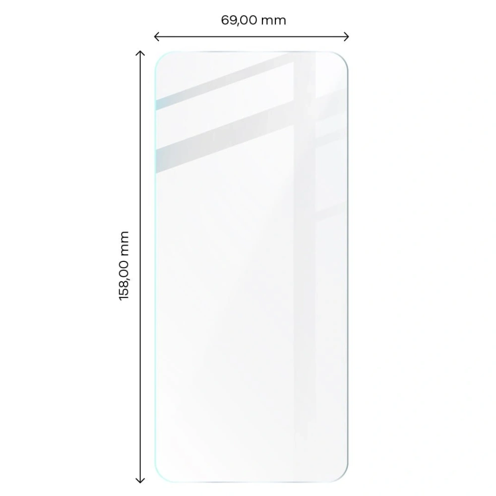 Szkło hartowane Bizon Glass Clear do Realme 9i / Realme 8i / Oppo A96