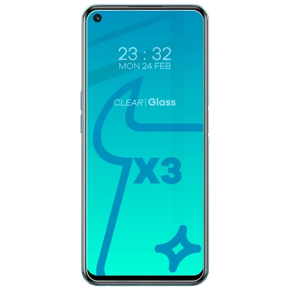 Szkło hartowane Bizon Glass Clear - 3 szt. + obiektyw Realme 9i