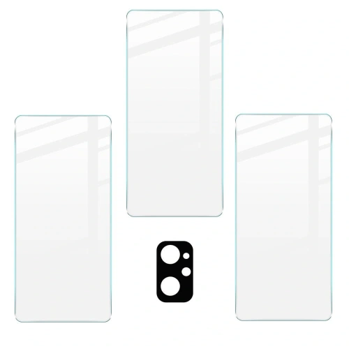 Kup Bizon Glas Klar gehärtetes Glas - 3 Stück. + Linsen-Glas Realme 9i - BIZ711 - {ean13} - Sklep Home Screen