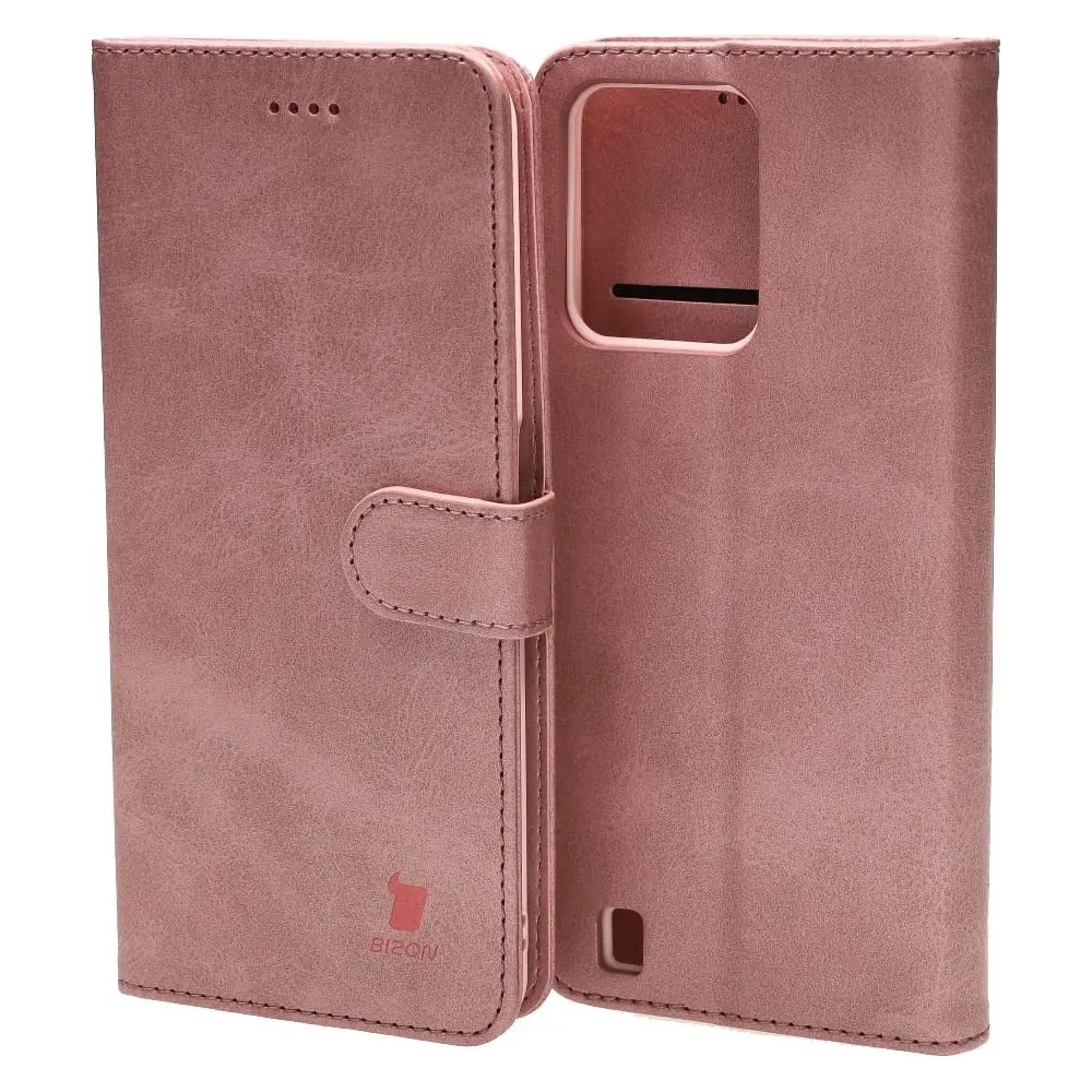 Etui Bizon Case Wallet do Realme C31 jasnoróżowe