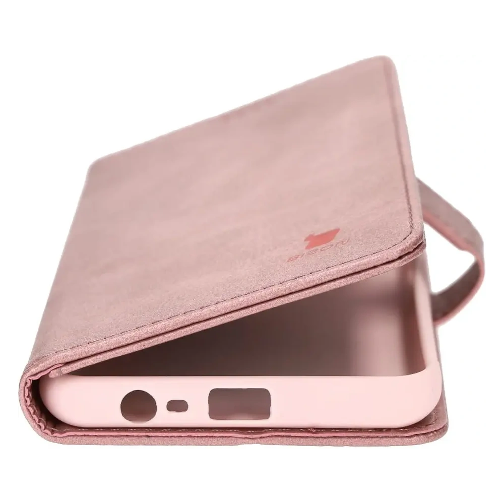 Etui Bizon Case Wallet do Realme C31 jasnoróżowe