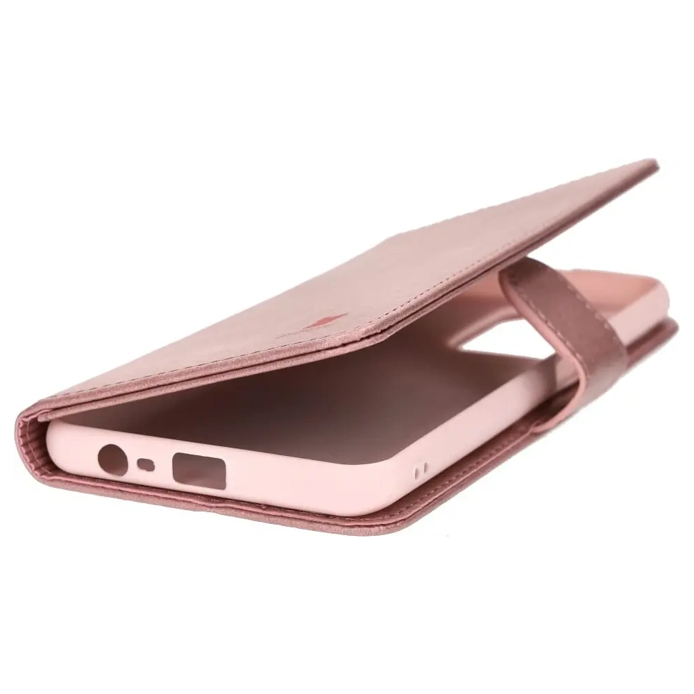 Etui Bizon Case Wallet do Realme C31 jasnoróżowe