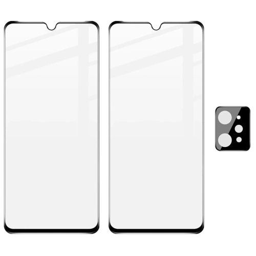 Kup Bizon Glass Edge gehärtetes Glas - [2 PACK] + Linsenschutz Realme C31 schwarz - BIZ714 - {ean13} - Sklep Home Screen