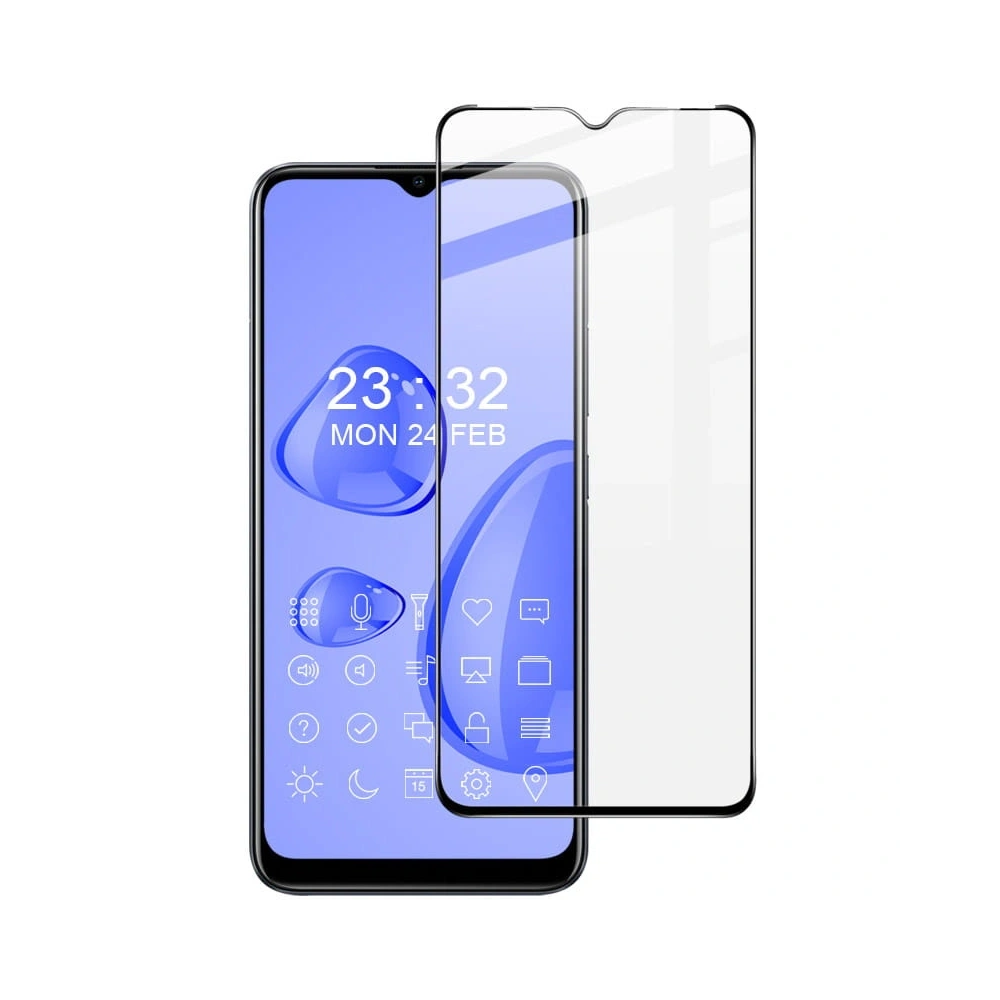 Szkło hartowane Bizon Glass Edge do Realme C31 czarne