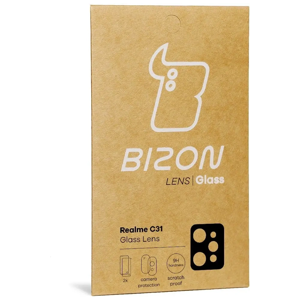 Szkło na aparat Bizon Glass Lens do Realme C31 [2 PACK]