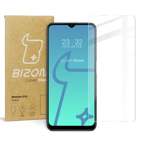 Kup Szkło hartowane Bizon Glass Clear do Realme C31 - BIZ717 - {ean13} - Sklep Home Screen