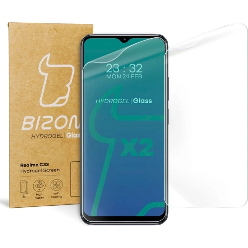 Kup Fólie hydrogelová na displej Bizon Glass Hydrogel pro Realme C33 [2 PACK] - BIZ718 - {ean13} - Sklep Home Screen