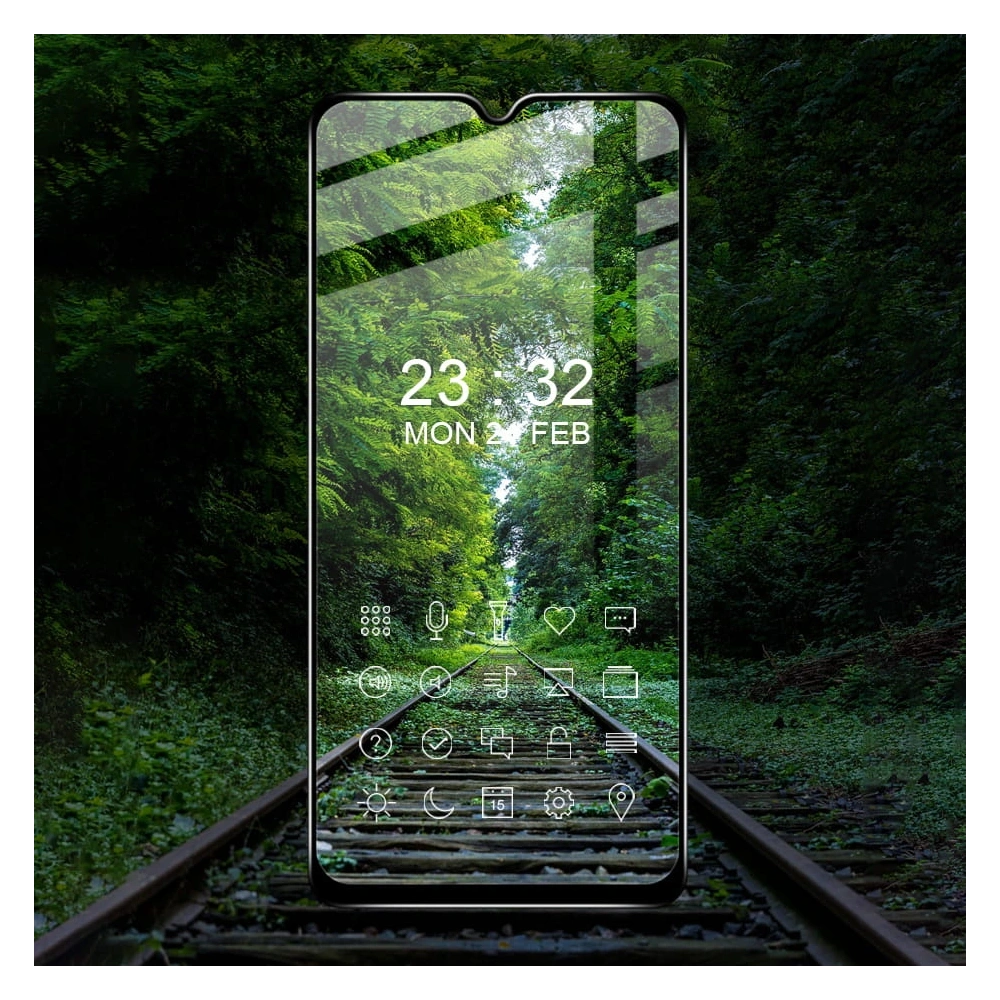 Szkło hartowane Bizon Glass Edge 2 do Realme C33 czarne