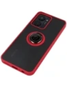 Kup Bizon Case Hybrid Gyűrű Realme C33 / C30 / Narzo 50i Prime füstös piros kerettel - BIZ726 - {ean13} - Sklep Home Screen
