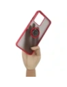 Kup Bizon Case Hybrid Gyűrű Realme C33 / C30 / Narzo 50i Prime füstös piros kerettel - BIZ726 - {ean13} - Sklep Home Screen