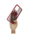 Kup Bizon Case Hybrid Ring Realme C33 / C30 / Narzo 50i Prime rauchig mit rotem Rahmen - BIZ726 - {ean13} - Sklep Home Screen