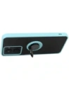 Kup Etui z uchwytem na palec Bizon Case Hybrid Ring do Realme C33 / C30 / Narzo 50i Prime przydymione z jasnoniebieską ramką - BIZ727 - {ean13} - Sklep Home Screen