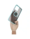 Kup Bizon Case Hybrid Ring Realme C33 / C30 / Narzo 50i Prime fumuriu cu un cadru de un albastru deschis - BIZ727 - {ean13} - Sklep Home Screen