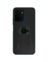 Kup Etui z uchwytem na palec Bizon Case Hybrid Ring do Realme C33 / C30 / Narzo 50i Prime przydymione z ciemnozieloną ramką - BIZ728 - {ean13} - Sklep Home Screen