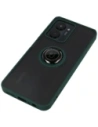 Kup Pouzdro s úchopem na prst Bizon Case Hybrid Ring pro Realme C33 / C30 / Narzo 50i Prime kouřové s tmavě zeleným rámem. - BIZ728 - {ean13} - Sklep Home Screen