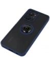 Kup Etui s držákem na prst Bizon Case Hybrid Ring pro Realme C33 / C30 / Narzo 50i Prime kouřové s modrým rámečkem - BIZ729 - {ean13} - Sklep Home Screen