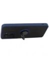 Kup Bizon Case Hybrid Ring Realme C33 / C30 / Narzo 50i Prime fumuriu cu un cadru albastru marin. - BIZ729 - {ean13} - Sklep Home Screen