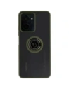 Kup Etui z uchwytem na palec Bizon Case Hybrid Ring do Realme C33 / C30 / Narzo 50i Prime przydymione z zieloną ramką - BIZ730 - {ean13} - Sklep Home Screen