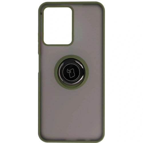 Buy Bizon Case Hybrid Ring Realme C33 / C30 / Narzo 50i Prime smoky with a green frame - BIZ730 - {ean13} - Home Screen Store Europe