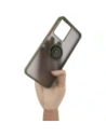 Kup Bizon Case Hybrid Ring für Realme C33 / C30 / Narzo 50i Prime rauchig mit einem grünen Rahmen - BIZ730 - {ean13} - Sklep Home Screen