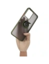 Buy Bizon Case Hybrid Ring Realme C33 / C30 / Narzo 50i Prime smoky with a green frame - BIZ730 - {ean13} - Home Screen Store Europe