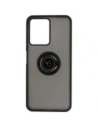 Kup Etui s úchytem na prst Bizon Case Hybrid Ring pro Realme C33 / C30 / Narzo 50i Prime kouřové s černým rámečkem - BIZ731 - {ean13} - Sklep Home Screen
