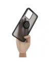 Kup Etui s úchytem na prst Bizon Case Hybrid Ring pro Realme C33 / C30 / Narzo 50i Prime kouřové s černým rámečkem - BIZ731 - {ean13} - Sklep Home Screen