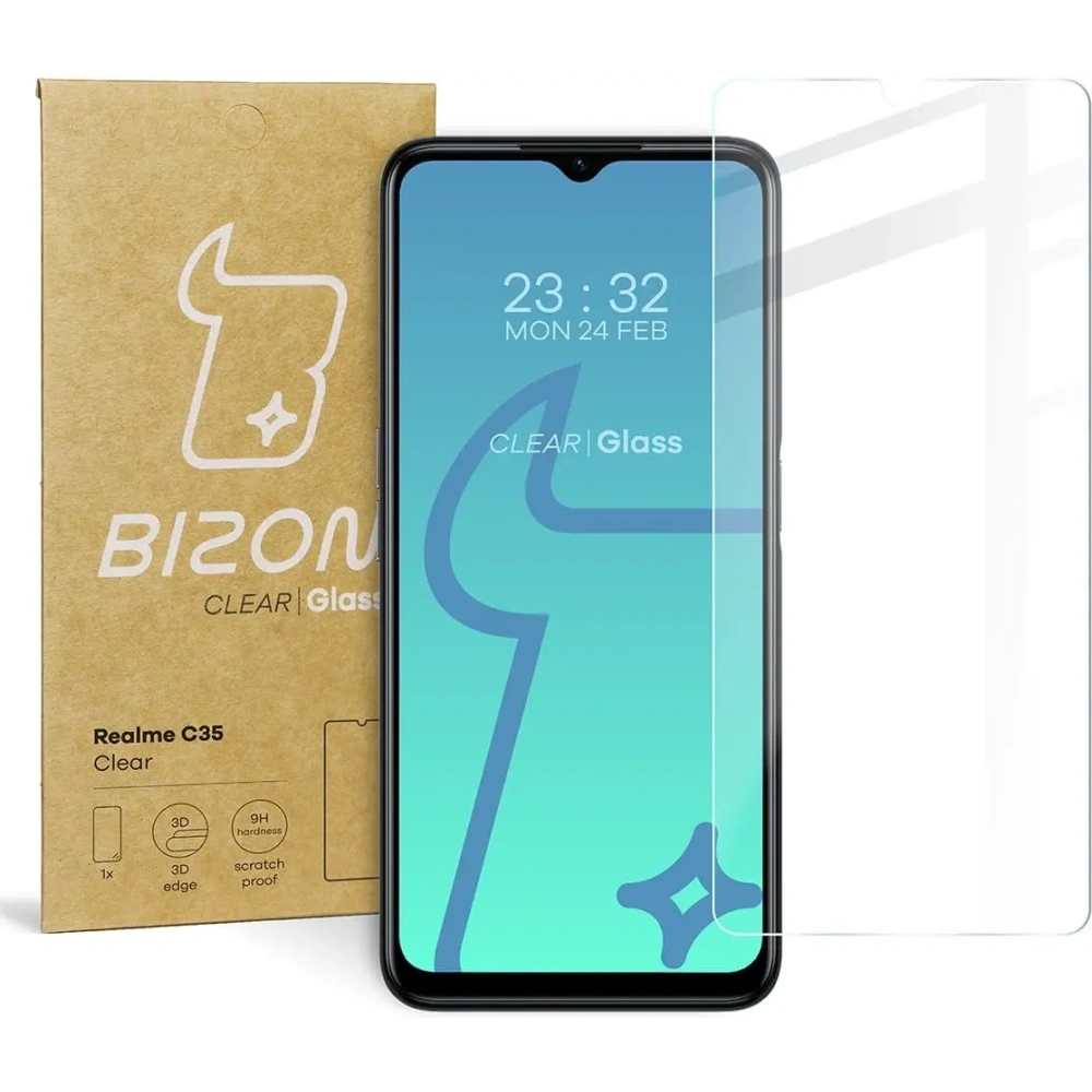 Szkło hartowane Bizon Glass Clear do Realme C35