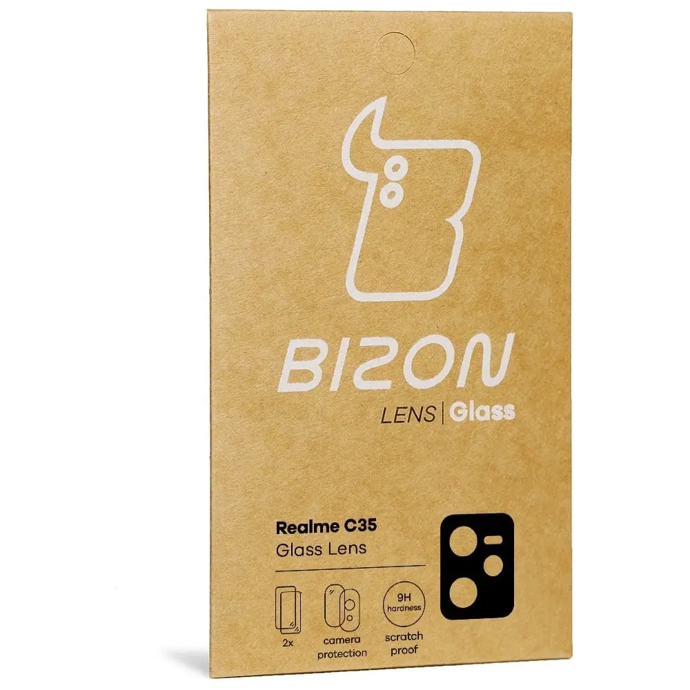 Szkło na aparat Bizon Glass Lens do Realme C35 [2 PACK]