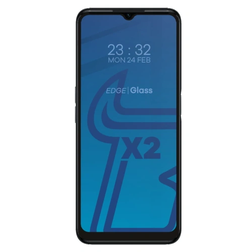 Kup Bizon Glass Edge edzett üveg - [2 PACK] + lencsevédelem Realme C35 fekete - BIZ734 - {ean13} - Sklep Home Screen