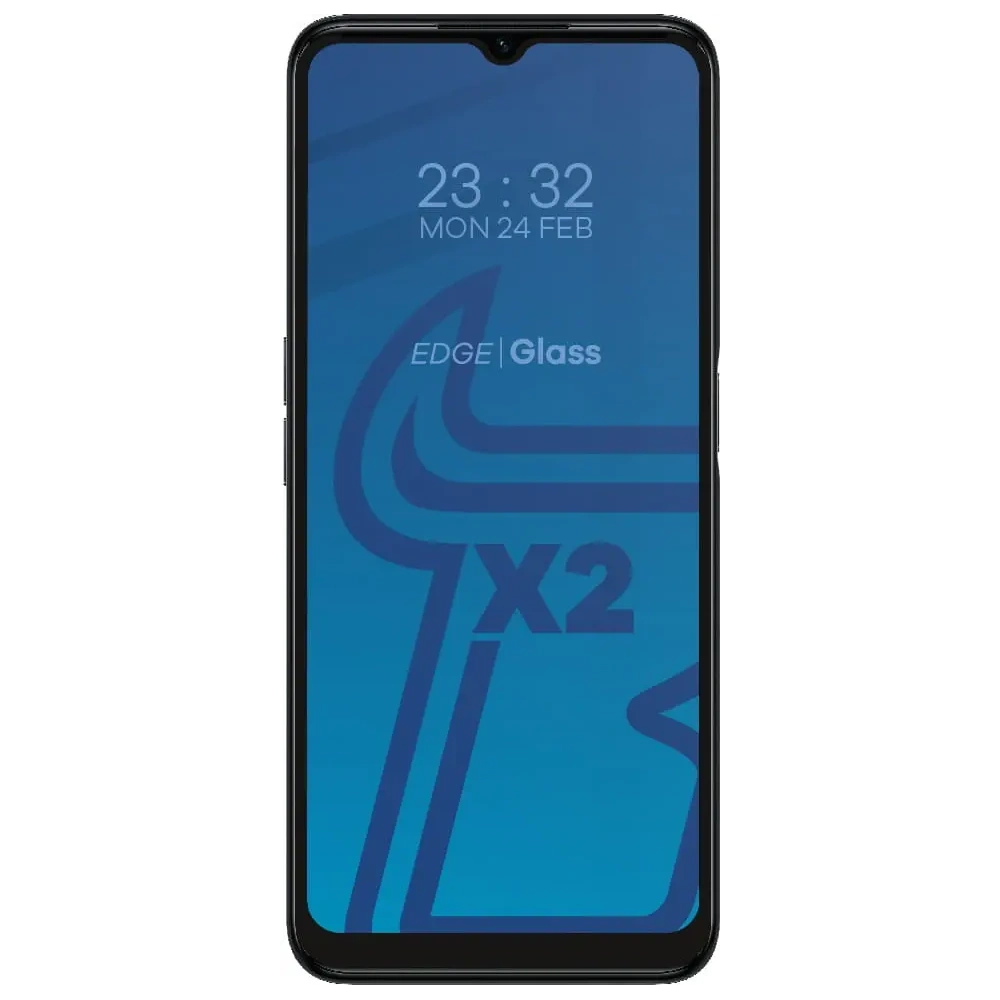 Szkło hartowane Bizon Glass Edge - [2 PACK] + ochrona na obiektyw Realme C35